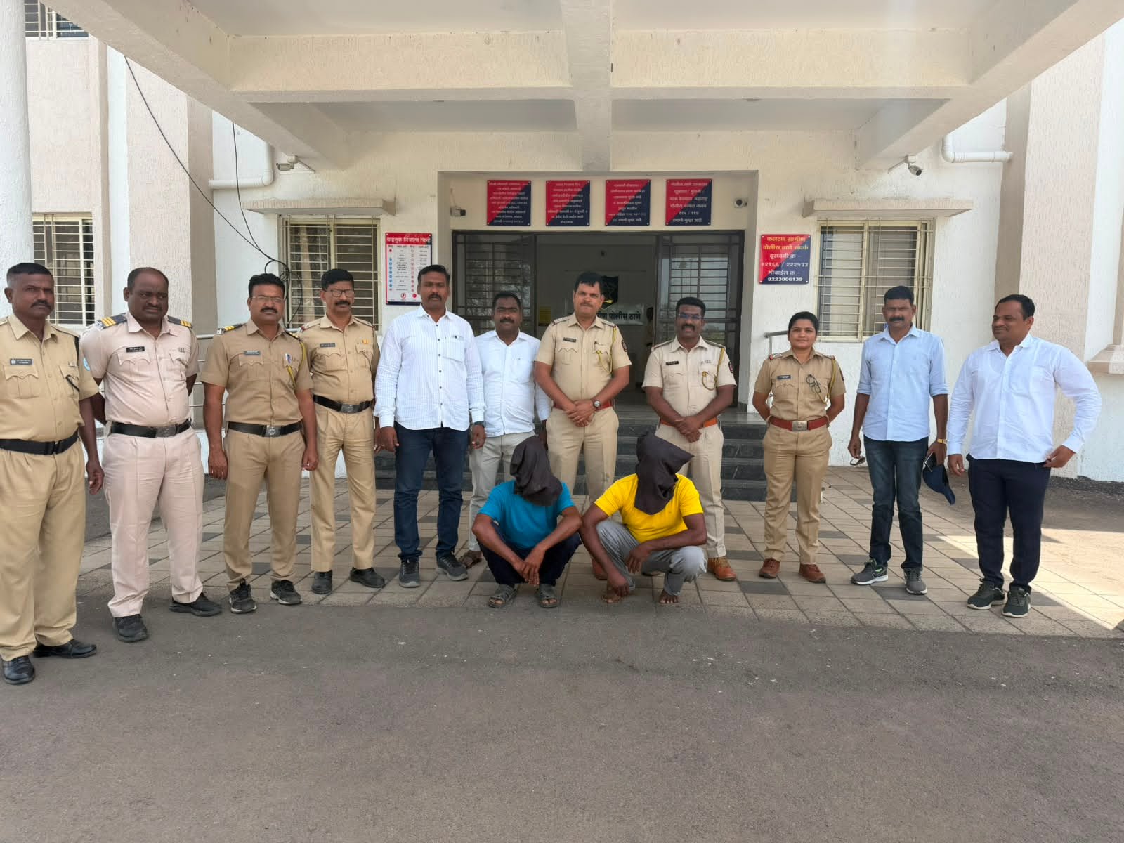 फलटण ग्रामीण पोलिसांची धडक कारवाई; लुटमारीच्या तयारीतील दोघे जेरबंद