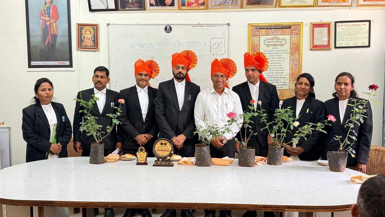 सांगलीतील राज्यस्तरीय बुद्धिबळ स्पर्धेत फलटण वकील संघाची चमकदार कामगिरी; सातारा जिल्हा गुणतालिकेत प्रथम