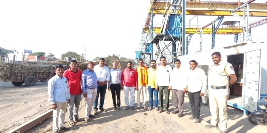 श्री दत्त इंडियाचा वजन काटा अचूक, वैद्यमापनशास्त्र व शेतकरी संघटनेच्या भरारी पथकाची अचानक भेट