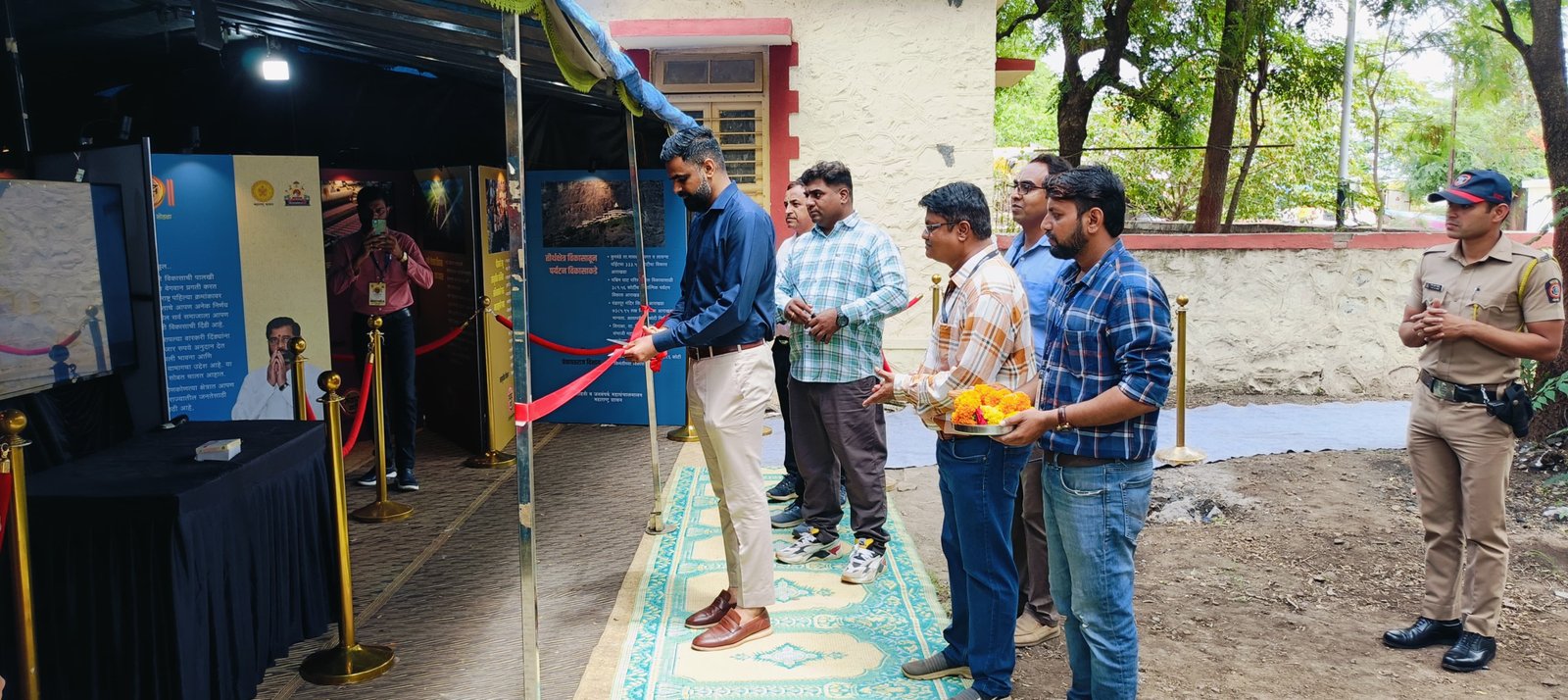 संवाद वारी उपक्रमाचे जिल्हाधिकारी जितेंद्र डूडी यांच्या हस्ते उद्घाटन