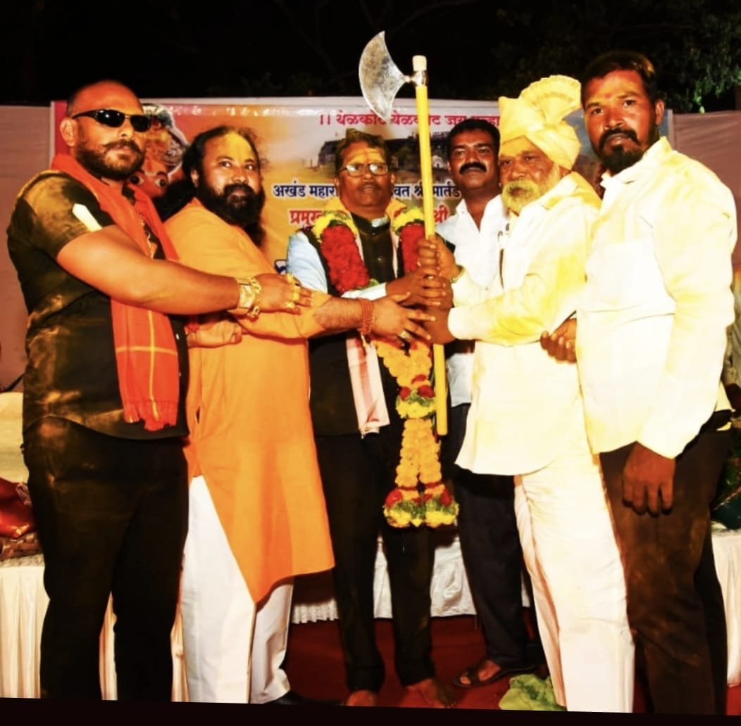 श्री खंडोबा देवस्थान ट्रस्ट जेजुरी च्या मार्तंड देवस्थानच्या विश्वस्तपदी पोपटराव खोमणे यांची निवड