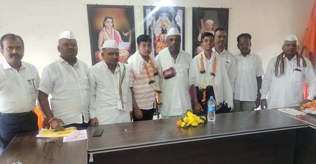 वारकरी संघटनेच्या वतीने शिष्यवृत्ती व नवोदय विद्यालयाच्या परीक्षेमध्ये गुणवत्ता प्राप्त करणाऱ्या विद्यार्थ्यांचा सत्कार 