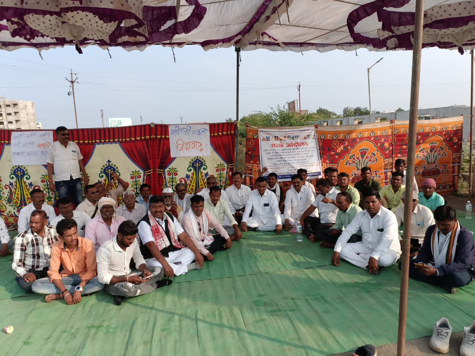 धनगर समाजाला आदिवासीत समावेश करू नये  : आदिवासी संघटनांचे आंदोलन